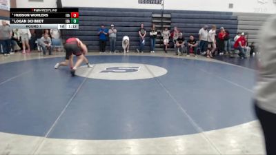 150 lbs Round 1 - Hudson Wohlers, Idaho vs Logan Schmidt, Idaho
