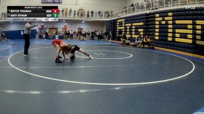 107 lbs Round Of 16 - Bryce Thomas, Moon Area vs Joey Synan, North Allegheny