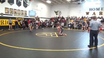 157 lbs Quarterfinal - Kinnick Geers, West Marshall vs Noah Sweet, Springville