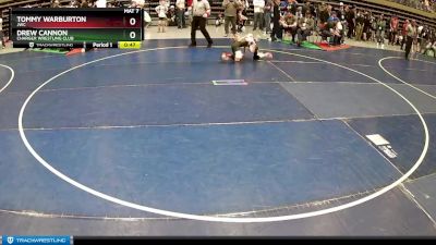 67 lbs Cons. Round 4 - Drew Cannon, Charger Wrestling Club vs Tommy Warburton, JWC