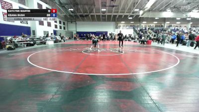 110 lbs Cons. Round 5 - Kaylynn Martin, Friends University vs Keana Bush, Grand View