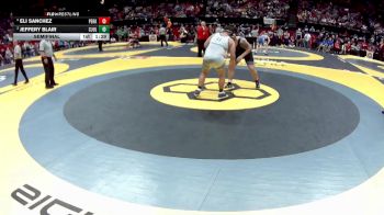 D2-285 lbs Semifinal - Eli Sanchez, Perkins vs Jeffery Blair, Cham. Julienne