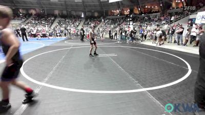 64 lbs Round Of 32 - Crew Card, Tulsa Blue T Panthers vs Sawyer Jenkins, Powerhouse Wrestling