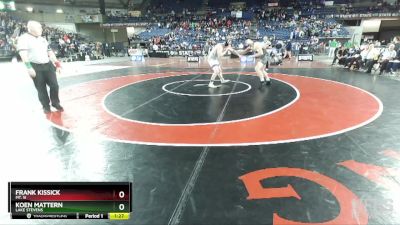 4A 215 lbs 1st Place Match - Frank Kissick, Mt. Si vs Koen Mattern, Lake Stevens