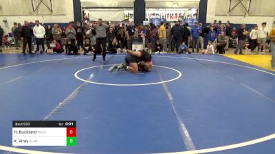 160 lbs Consy 2 - Hunter Buckland, Wadsworth-OH vs Kaleb Viray, Slam Academy-NV