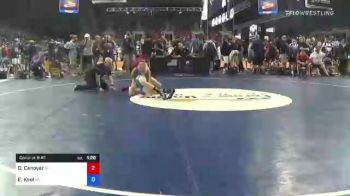 88 lbs Consi Of 8 #1 - Dallas Canoyer, Iowa vs Ezekiel Keel, Virginia