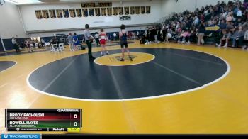 113 lbs Quarterfinal - Howell Hayes, All Saints Episcopal vs Brody Pacholski, Highland Park