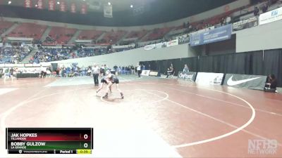 4A-106 lbs Cons. Round 3 - Bobby Gulzow, La Grande vs Jak Hopkes, Tillamook