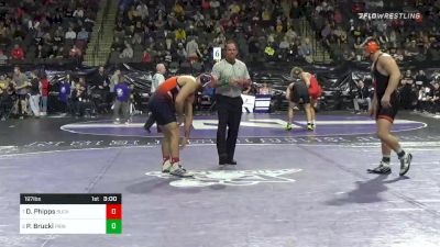 197 lbs Quarterfinal - Drew Phipps, Bucknell vs Pat Brucki, Princeton