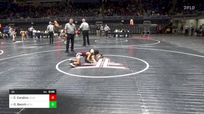 55 lbs Round Of 64 - Cove Condino, Johnsonburg vs Daxon Bench, Bethel Park