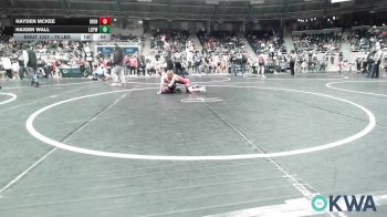 76 lbs Round Of 32 - Hayden McKee, IRONMEN Wrestling Club vs Haigen Wall, Locust Grove Youth Wrestling