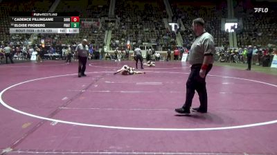 6-7A 120 Champ. Round 2 - Cadence Fillingame, Saraland vs Eloise Froberg, Prattville