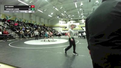 192 lbs Cons. Round 3 - Jad Keddo, Bonita Vista vs Spencer Lange, La Costa Canyon