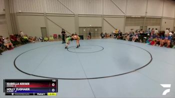 132 lbs Placement Matches (8 Team) - Isabella Keesee, Kansas vs Holly Zugmaier, Illinois