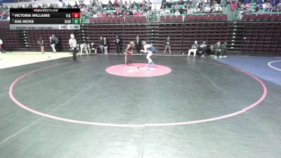 140 lbs Quarterfinal - Victoria Williams, R.B. Stall vs Ava Hicks, Clover