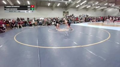 126 lbs Champ. Round 2 - Sam Jackson, Loveland vs Owen Schaefer, Windsor