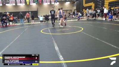 113 lbs Cons. Round 3 - Maddox Westendorf, Immortal Athletics WC vs Ryan Fletcher, Powerhouse Wrestling Club