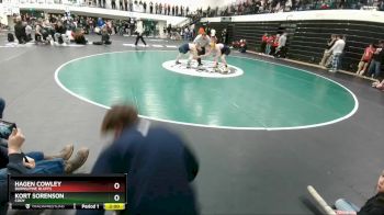 126 lbs Champ. Round 2 - Kort Sorenson, Cody vs Hagen Cowley, Burns/Pine Bluffs