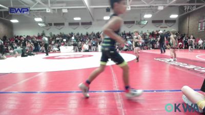 61 lbs Quarterfinal - Allister Hunter, Owasso Takedown Club vs Max Jansing, Prodigy Wrestling