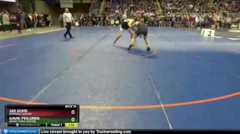 160 lbs Champ. Round 1 - Gavin Pihlgren, Grand Forks Central vs Jax Gums, Bismarck Century