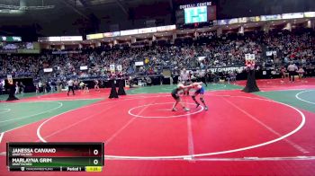 98 lbs Champ. Round 2 - Janessa Caivano, Unattached vs Marlayna Grim, Unattached