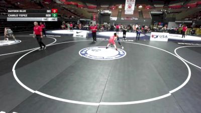 113 lbs Cons. Quarters - Hayden Blue, Reign Wrestling Club vs Camilo Yepez, Redwood High School Wrestling