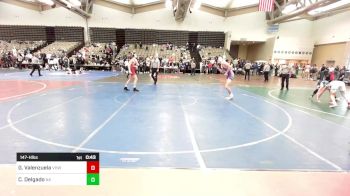 147-H lbs Consi Of 16 #2 - Giorgio Valenzuela, Vougar's Honors Wrestling vs Cade Delgado, NA