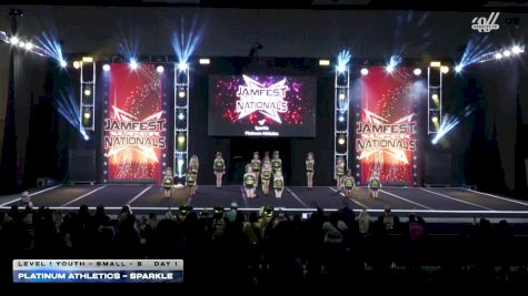 Platinum Athletics - Sparkle [2026 L1 Youth - Small - B DAY 1] 2026 JAMfest Cheer Super Nationals