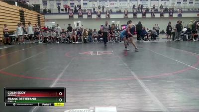 132 lbs Round 1 (16 Team) - Colin Eddy, Newnan vs Frank Destefano, Pope