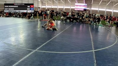 138 lbs Cons. Round 2 - Ivan Hernandez, California vs Koy Weber, Colorado