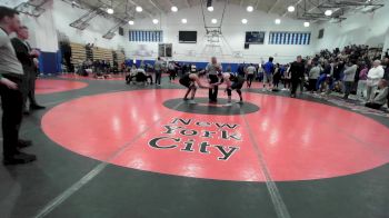 170 lbs Quarterfinal - Connor Justesen, Tottenville-PSAL vs Kaydren Mauras, James Madison-PSAL