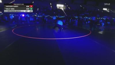 36 lbs 1st Place Match - Hatcher Hardy, Box Elder Stingers Wrestling vs Kelly King, Box Elder Stingers Wrestling