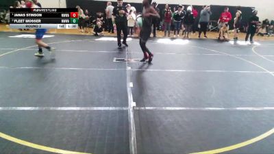 150 lbs Round 2 - Janas Stinson, Mighty Warriors Wrestling Acad vs Fleet Mosser, Mighty Warriors Wrestling Acad