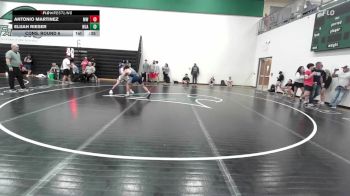 144 lbs Cons. Round 6 - Elijah Rieser, New Ulm Area vs Antonio Martinez, Mo West