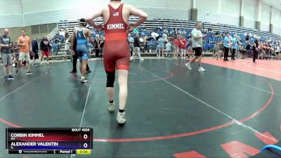 132 lbs Cons. Round 3 - Corbin Kimmel, OH vs Alexander Valentin, IL