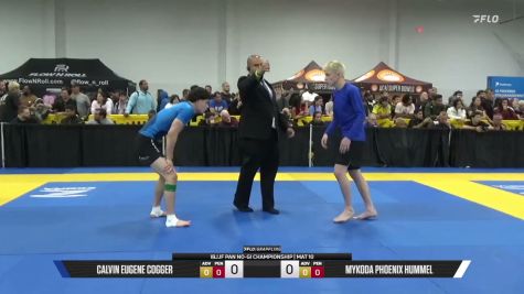 Mykoda Phoenix Hummel vs Calvin Eugene Cogger 2026 Pan IBJJF Jiu-Jitsu No-Gi Championship