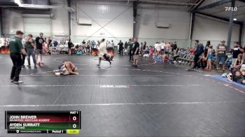 138 lbs Quarterfinal - John Brewer, Roundtree Wrestling Academy vs Ayden Surratt, Unattached