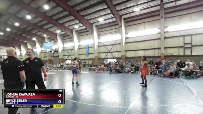 126 lbs Quarters & Wb (16 Team) - Joshua Kawaiaea, Hawaii 2 vs Bryce Zeiler, Alaska 1