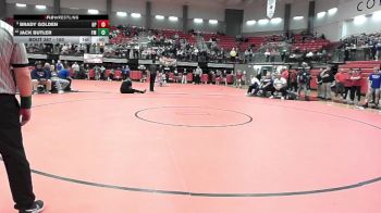 150 lbs 3rd Place Match - Jack Butler, Lewisville Flower Mound vs Brady Golden, Grand Prairie