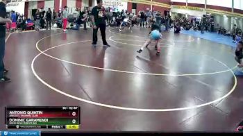 62 lbs Round 2 - Dominic Garamendi, Gold Rush Wrestling vs Antonio Quintin, Aniciete Training Club