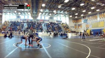 106 lbs Cons. Round 5 - Wyatt Bumgardner, Charlotte Hs vs Bruce Thompson, Clay