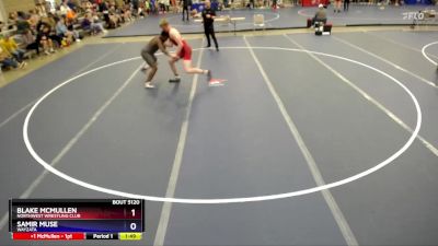 190 lbs Round 3 - Blake McMullen, Northwest Wrestling Club vs Samir Muse, Wayzata