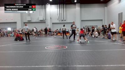 70 lbs Round 1 - Mackenzie McLeod, Bison Takedown Club vs Sofia Munoz, Cal Grapplers Wrestling Club