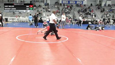 106 lbs Round Of 16 - Joey Miller, TNWC Silver Fox - HSB vs Brodey Lewis, Team Shutt Mutts - HSB