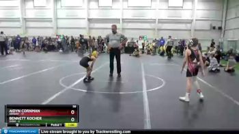 56 lbs Round 6 (10 Team) - Bennett Kocher, SHWA vs Aidyn Cornman, Armory