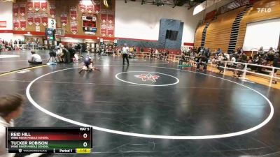 80 lbs Cons. Semi - Tucker Robison, Wind River Middle School vs Reid Hill, Wind River Middle School