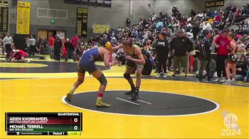 122 lbs Quarterfinal - Michael Terrell, Bay Area Dragons vs Aiden Khorramdel, Red Star Wrestling Academy