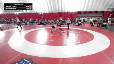 USA Junior Boys - 150 lbs Cons. Round 2 - Austin Wadas, Cory Clark Wrestling vs Mason Perez, Burlington High School Wrestling