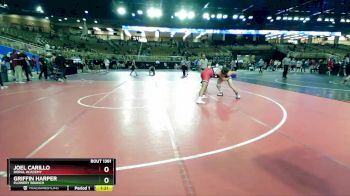 190 lbs Champ. Round 2 - Joel Carillo, Doral Academy vs Griffin Harper, Flowery Branch