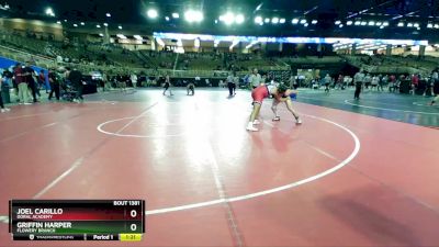 190 lbs Champ. Round 2 - Joel Carillo, Doral Academy vs Griffin Harper, Flowery Branch